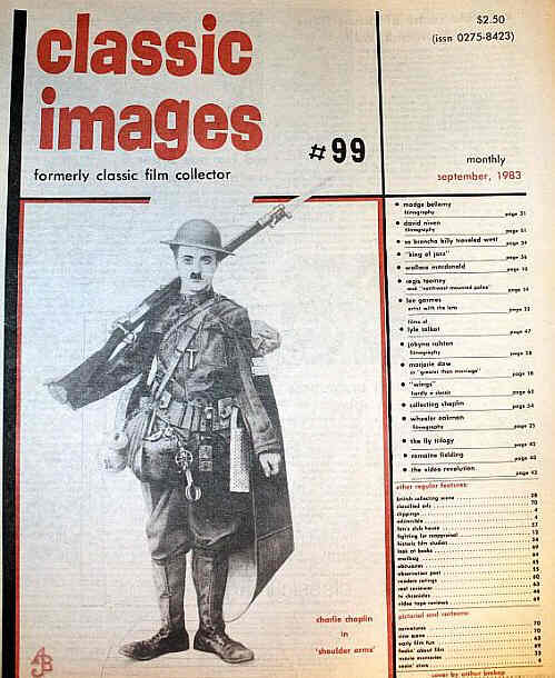 CLASSIC IMAGES magazine side cover Issue 99 September 1983