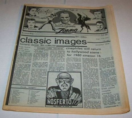 CLASSIC FILM COLLECTOR magazine side cover Issue 66 November 1979