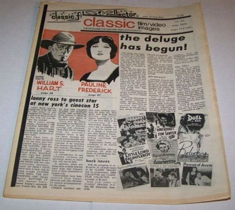 CLASSIC FILM COLLECTOR magazine side cover Issue 63  1979