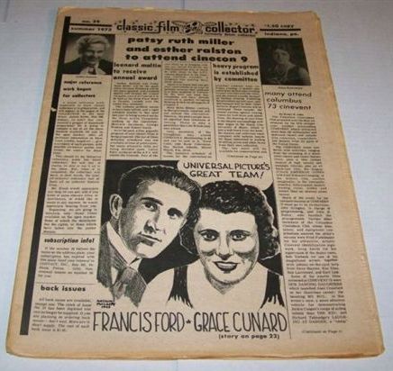 CLASSIC FILM COLLECTOR magazine side cover Issue 39  