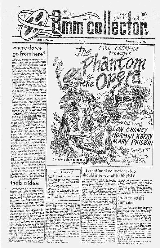 CLASSIC IMAGES magazine side cover Issue 3 31 December 1962