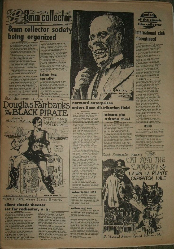 CLASSIC IMAGES magazine side cover Issue 9  September 1964