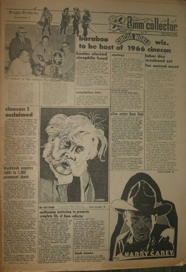 CLASSIC IMAGES magazine side cover Issue 13 Fall 1965