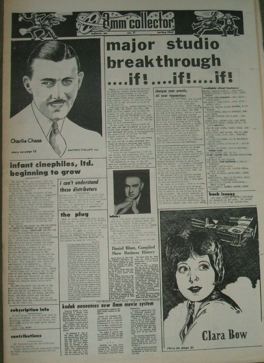 CLASSIC IMAGES magazine side cover Issue 11 Spring 1965