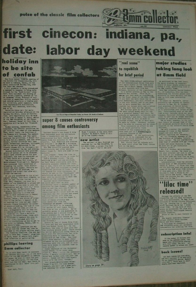 CLASSIC IMAGES magazine side cover Issue 12 Summer 1965