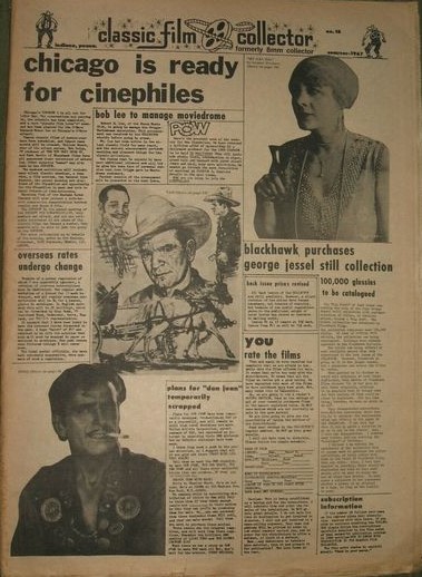 CLASSIC IMAGES magazine side cover Issue 18 Summer 1967