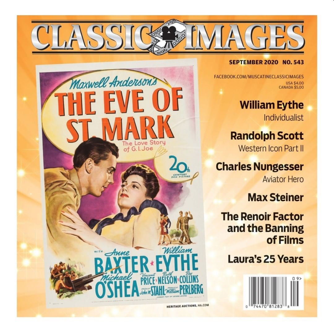 CLASSIC IMAGES magazine side cover Issue 543  September 2020
