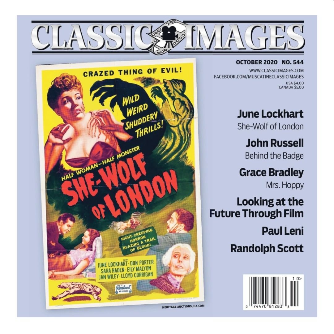 CLASSIC IMAGES magazine side cover Issue 544  October 2020