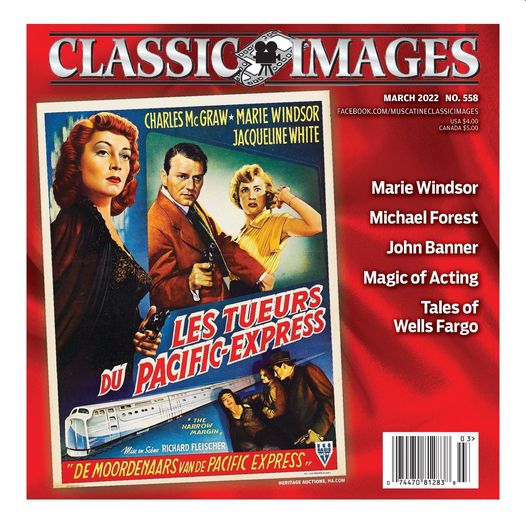 CLASSIC IMAGES magazine side cover Issue 558  March 2022