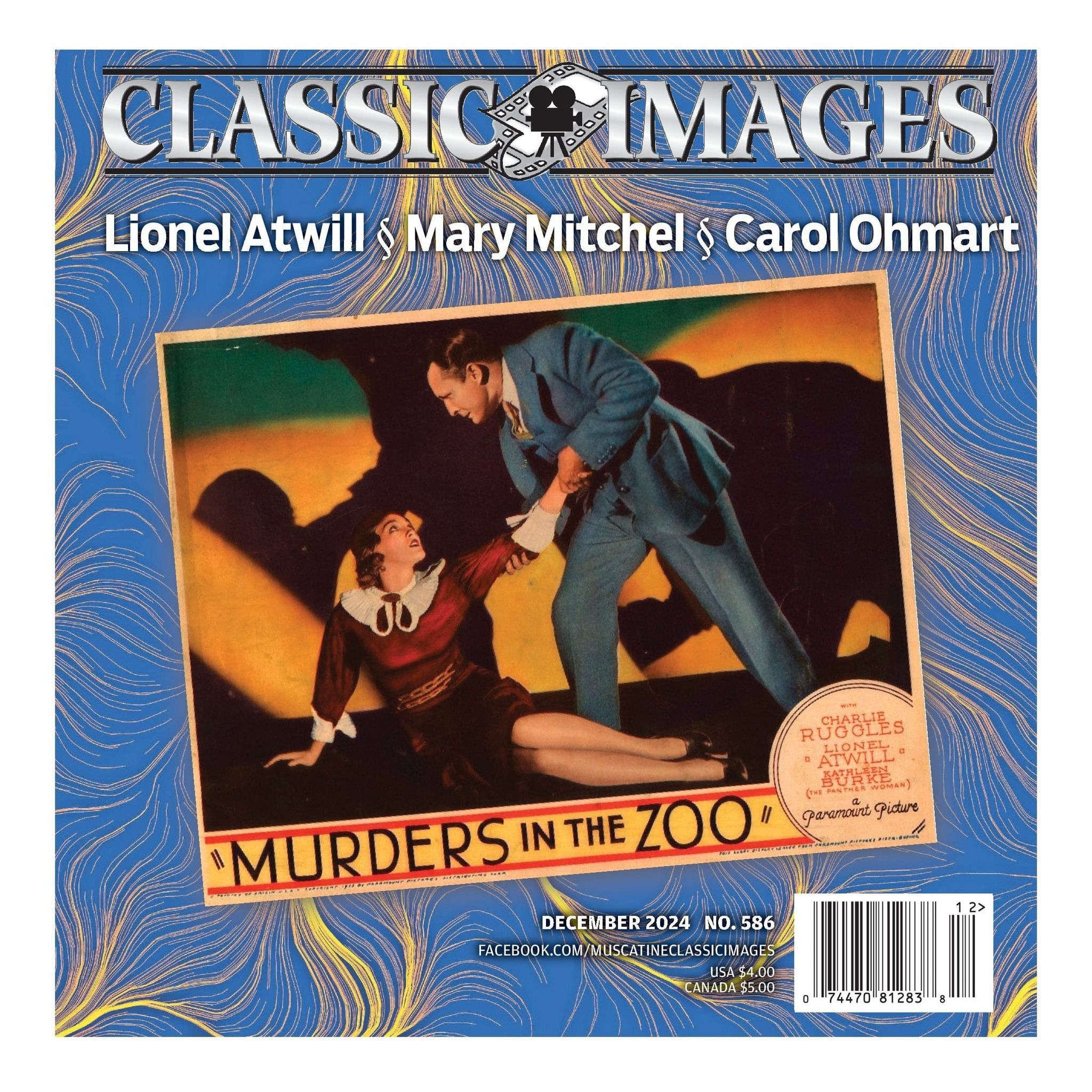 CLASSIC IMAGES magazine side cover Issue 586  December 2024