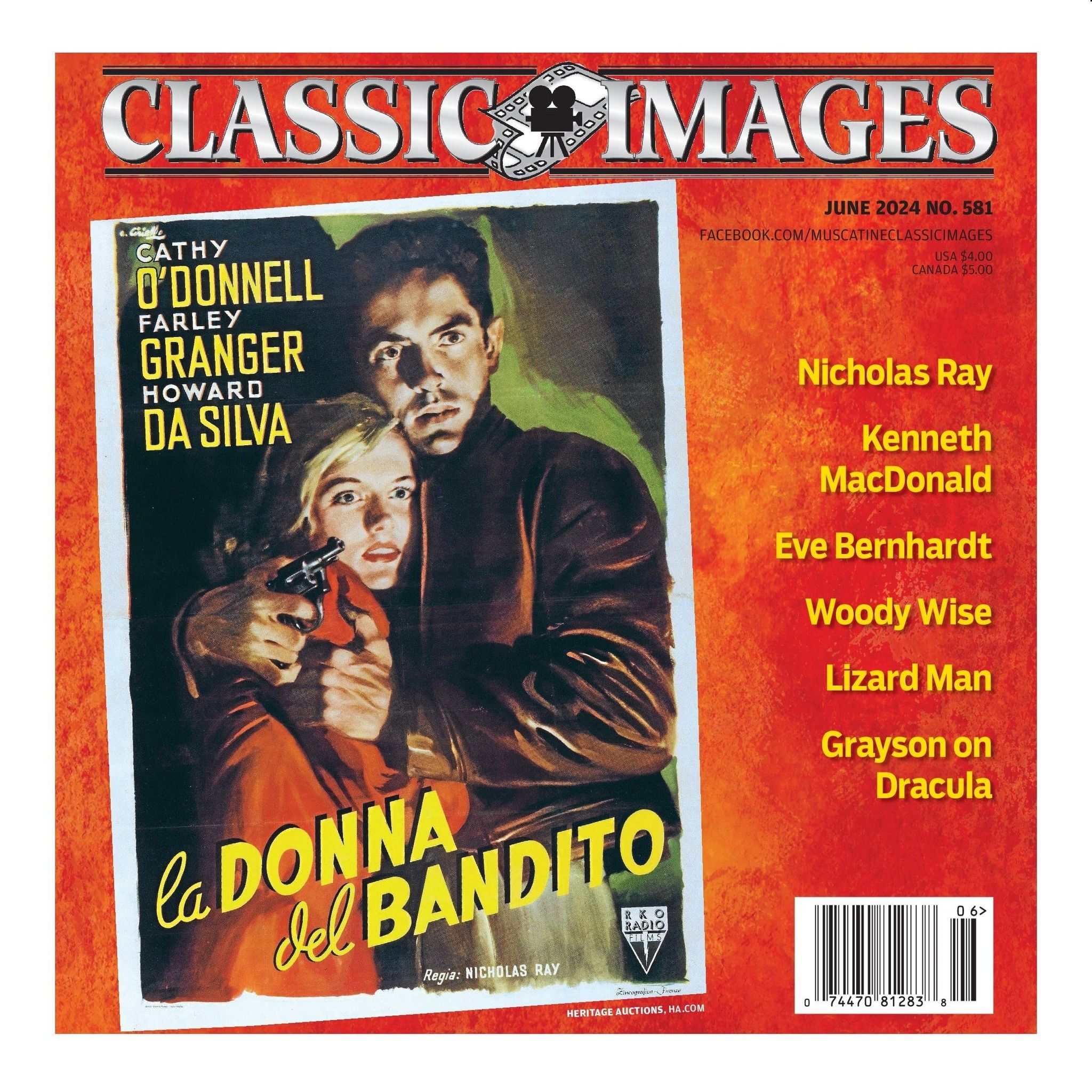 CLASSIC IMAGES magazine side cover Issue 581  June 2024