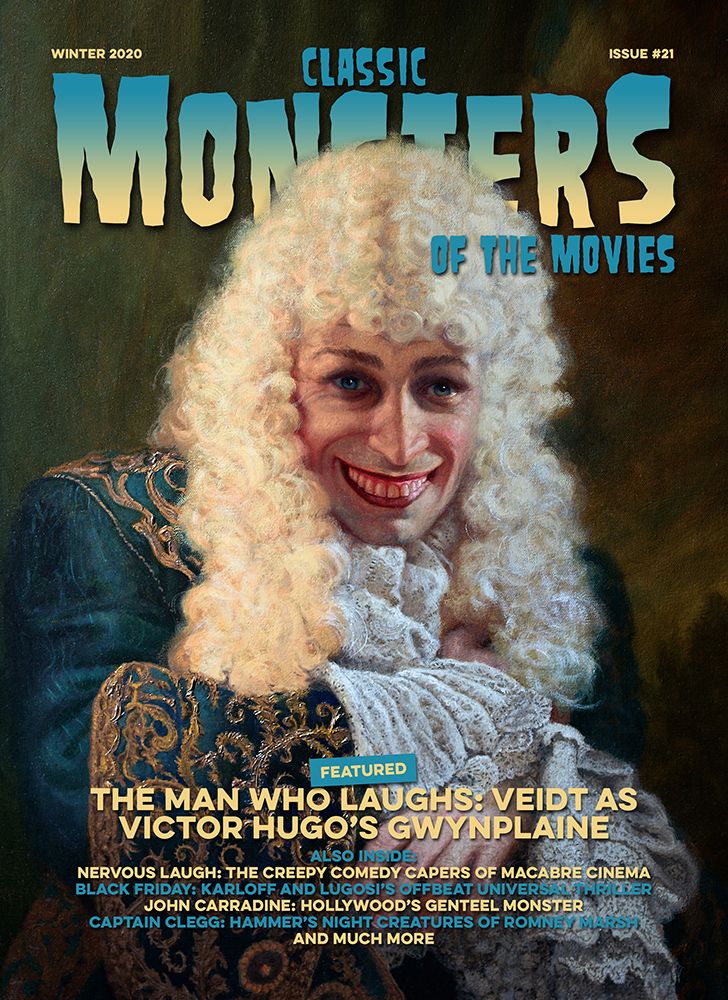 CLASSIC MONSTERS OF THE MOVIES magazine side cover Issue 21 Winter 2020