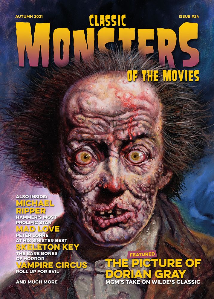 CLASSIC MONSTERS OF THE MOVIES magazine side cover Issue 24 Autumn 2021