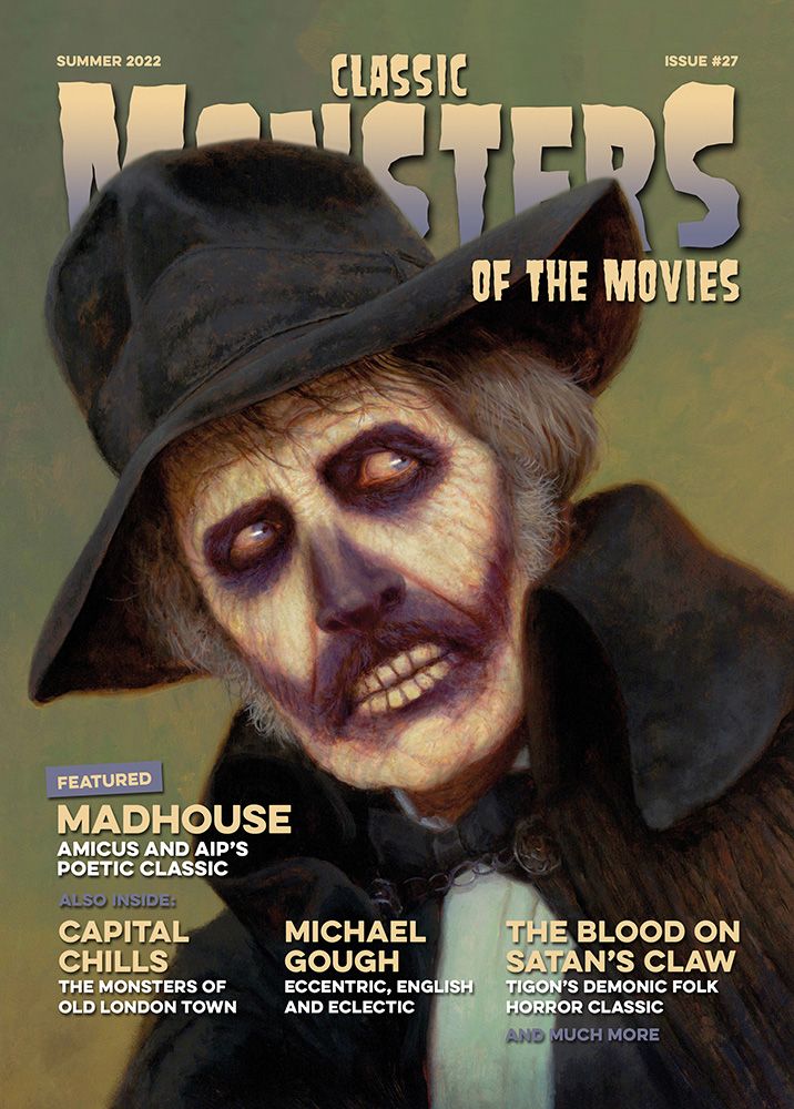 CLASSIC MONSTERS OF THE MOVIES magazine side cover Issue 27 Summer 2022