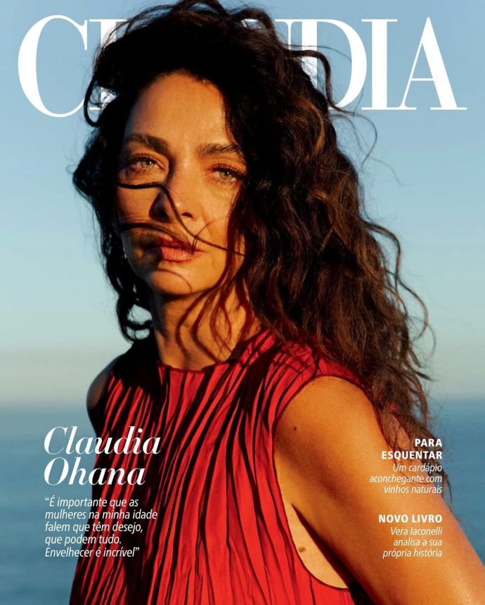 CLAUDIA magazine side cover  July 2025