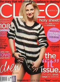 CLEO AUSTRALIA magazine side cover  September 2010
