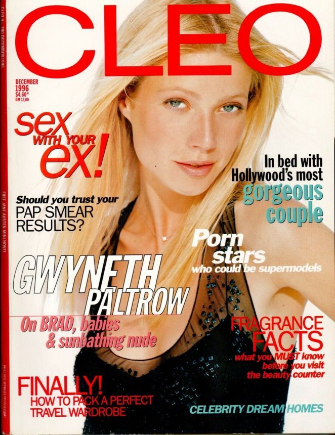 CLEO AUSTRALIA magazine side cover  December 1996