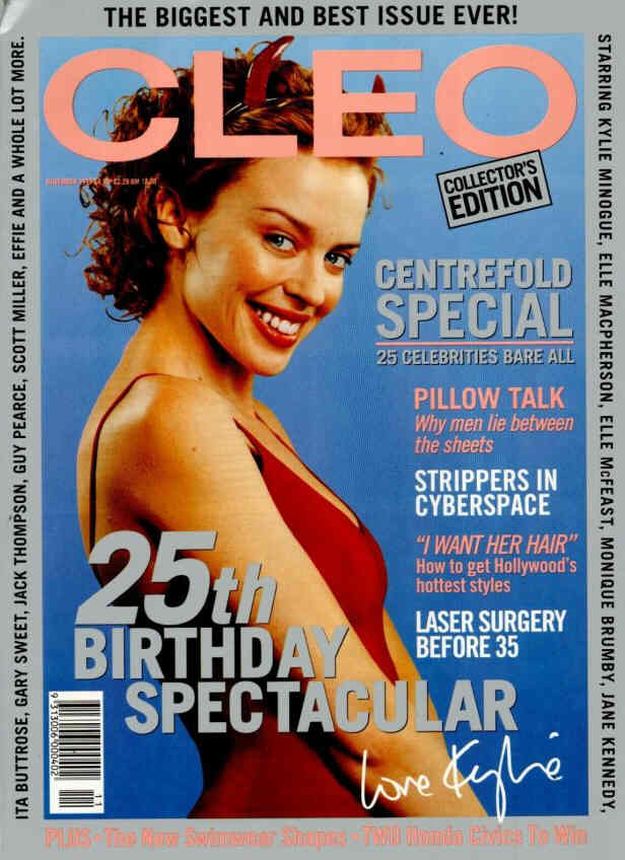 CLEO AUSTRALIA magazine side cover  November 1997