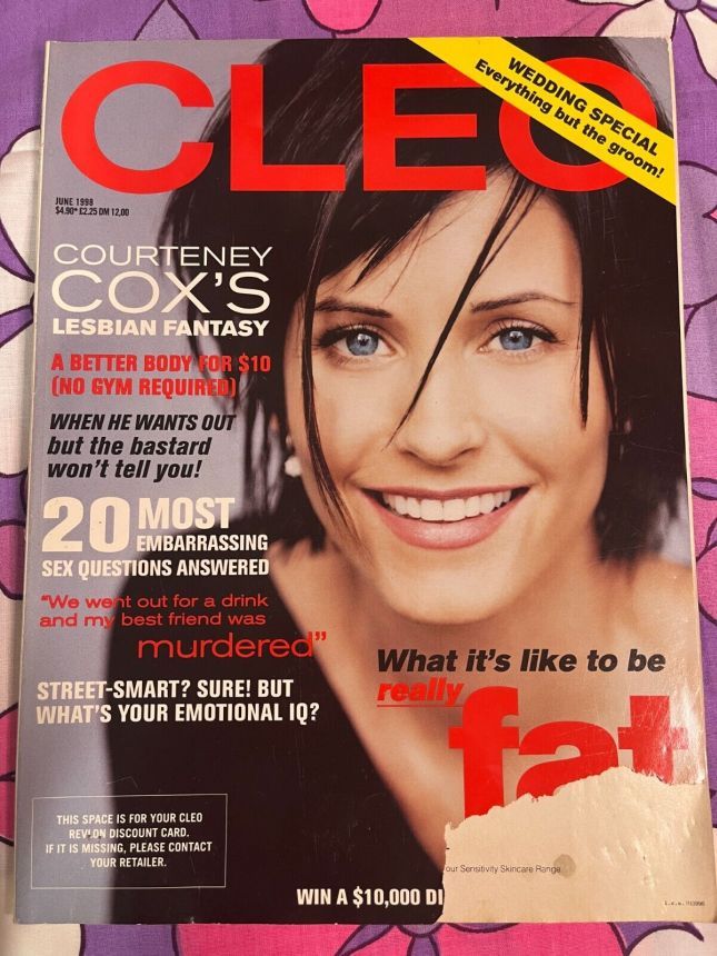 CLEO AUSTRALIA magazine side cover  June 1998