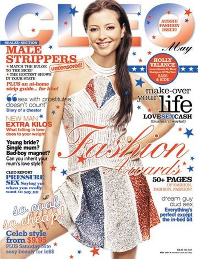 CLEO AUSTRALIA magazine side cover  May 2004