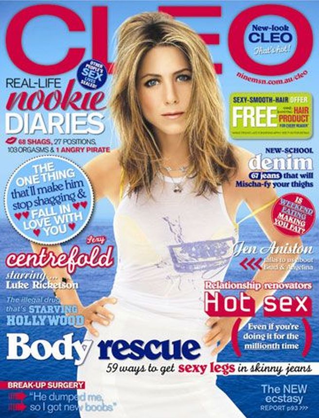 CLEO AUSTRALIA magazine side cover  March 2006