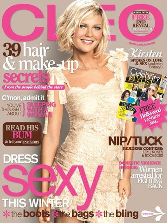 CLEO AUSTRALIA magazine side cover  May 2007