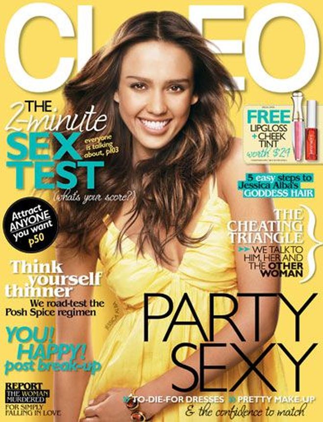 CLEO AUSTRALIA magazine side cover  December 2007