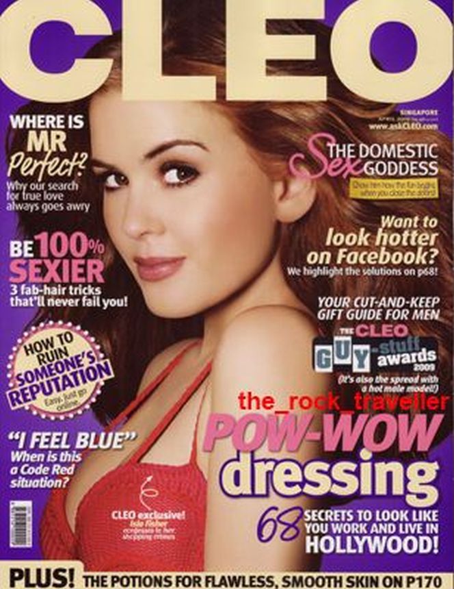 CLEO AUSTRALIA magazine side cover  April 2009