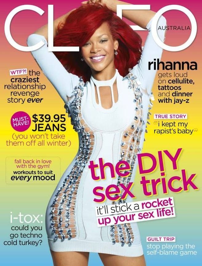 CLEO AUSTRALIA magazine side cover  May 2011
