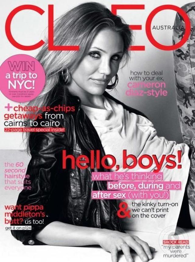 CLEO AUSTRALIA magazine side cover  August 2011