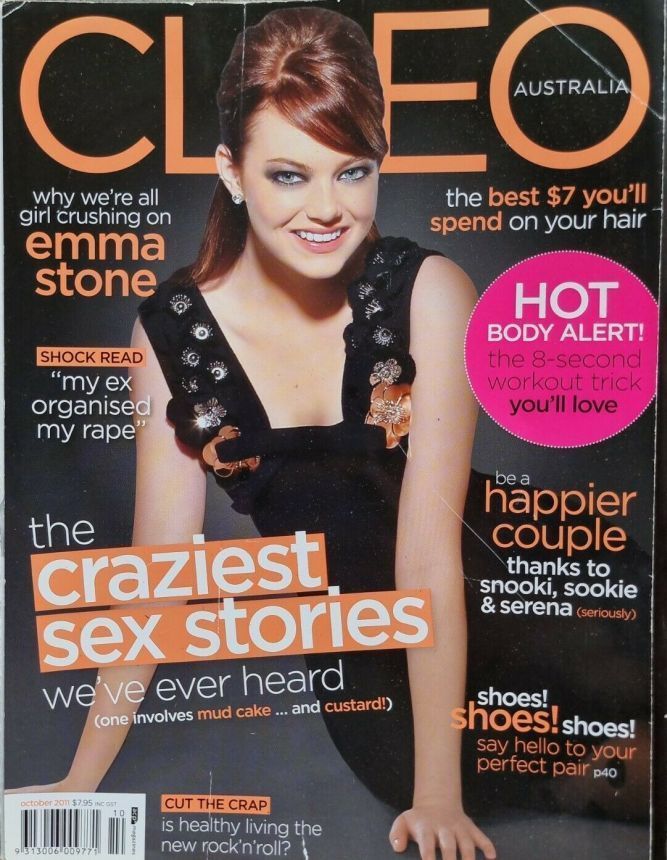 CLEO AUSTRALIA magazine side cover  October 2011