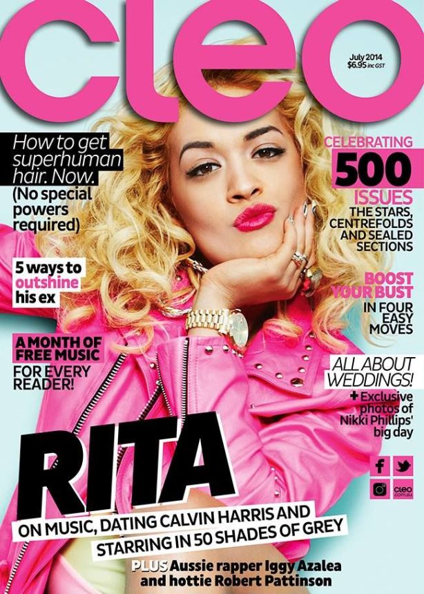CLEO AUSTRALIA magazine side cover  July 2014