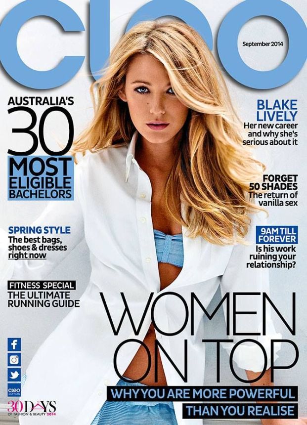 CLEO AUSTRALIA magazine side cover  September 2014