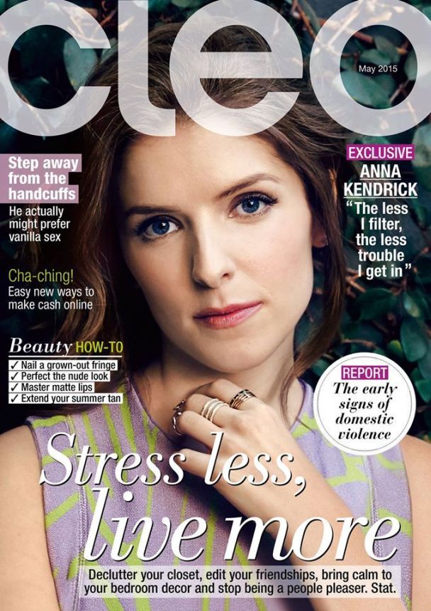 CLEO AUSTRALIA magazine side cover  May 2015