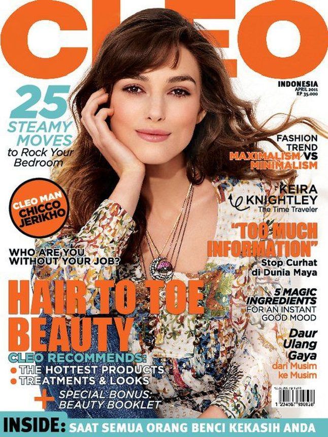 CLEO INDONESIA magazine side cover  April 2011