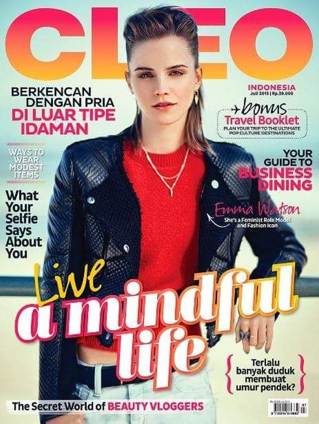 CLEO INDONESIA magazine side cover  July 2015