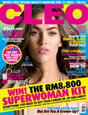 CLEO MALAYSIA magazine side cover  October 2009