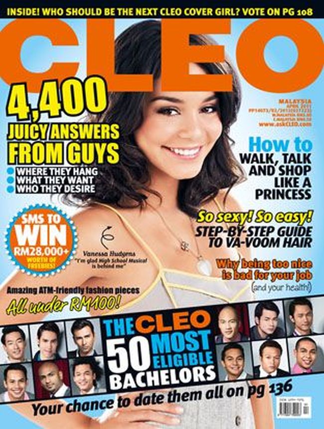 CLEO MALAYSIA magazine side cover  April 2011