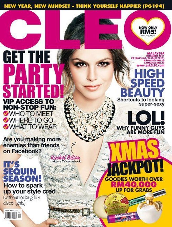 CLEO MALAYSIA magazine side cover  December 2011