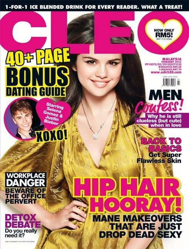 CLEO MALAYSIA magazine side cover  February 2012