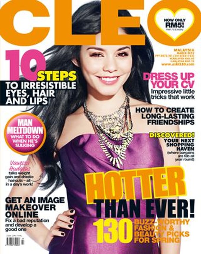 CLEO MALAYSIA magazine side cover  March 2012