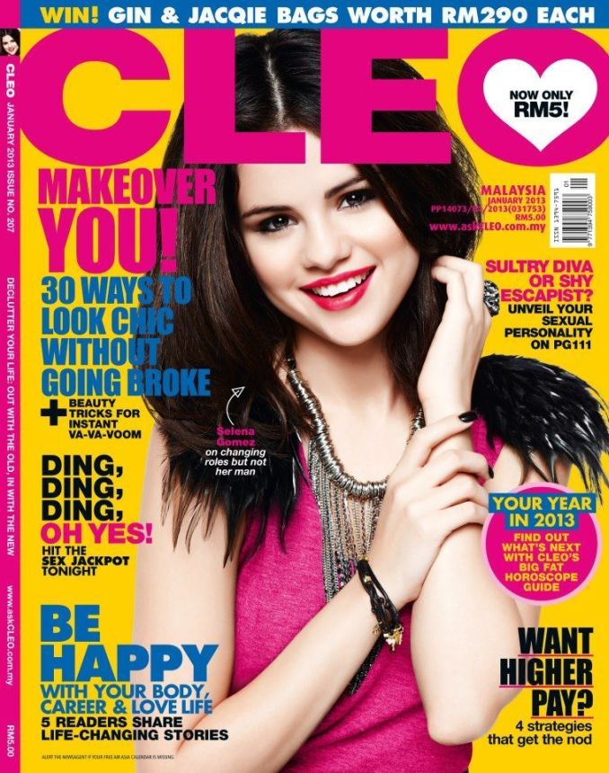 CLEO MALAYSIA magazine side cover  January 2013