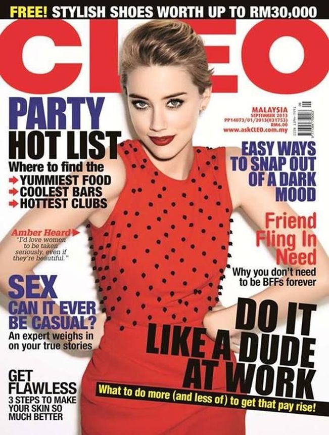 CLEO MALAYSIA magazine side cover  September 2013