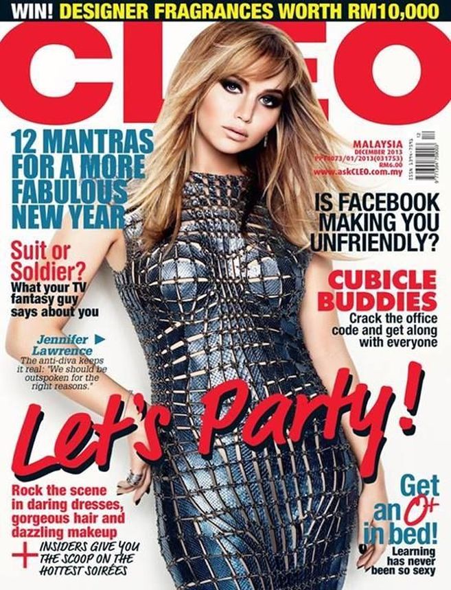 CLEO MALAYSIA magazine side cover  December 2013