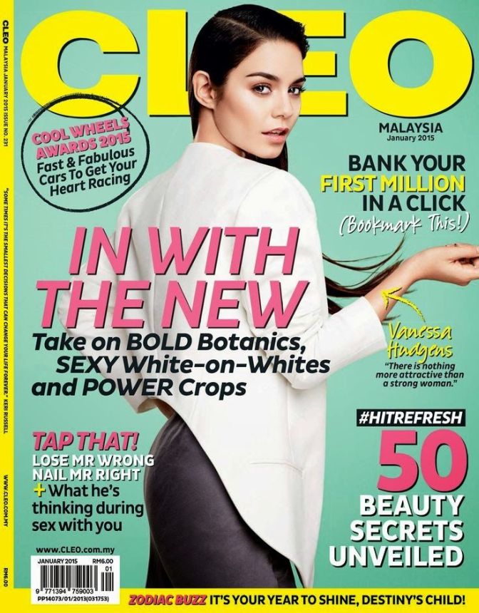 CLEO MALAYSIA magazine side cover  January 2015