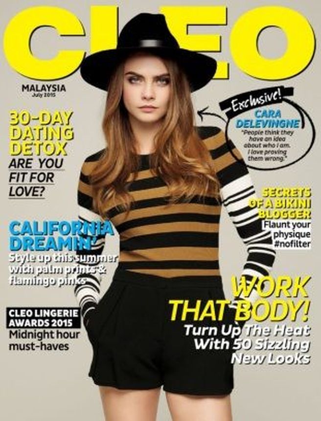 CLEO MALAYSIA magazine side cover  July 2015