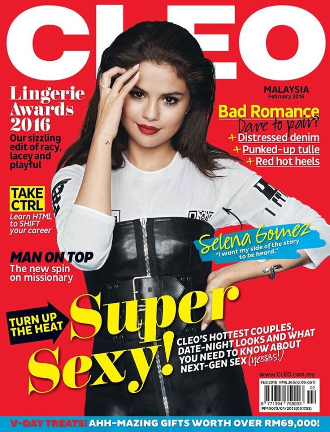 CLEO MALAYSIA magazine side cover  February 2016