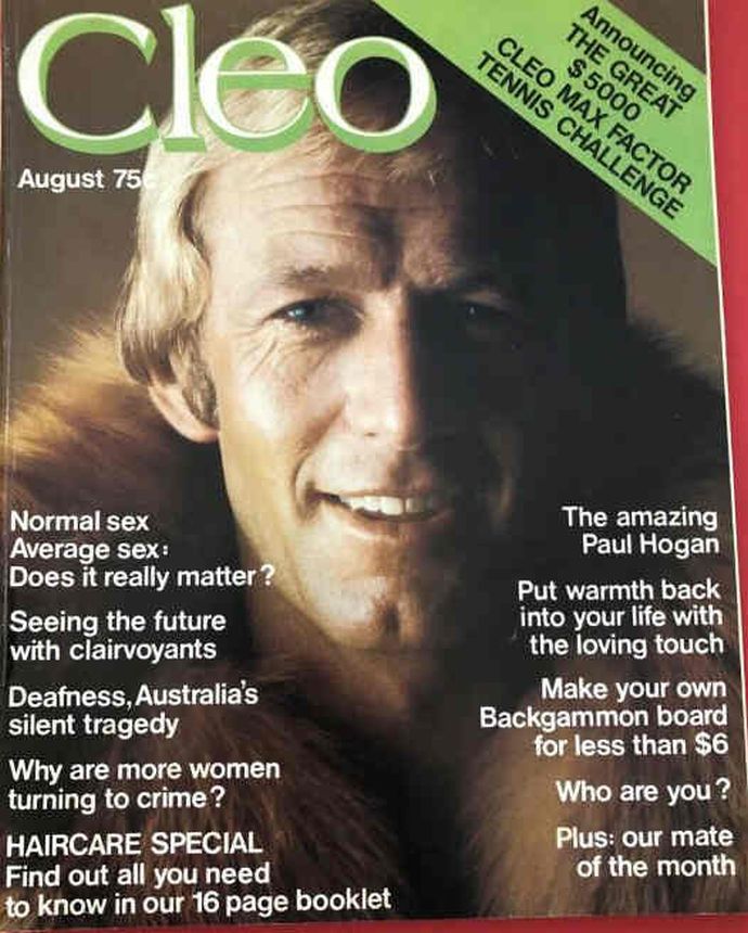 CLEO NEW ZEALAND magazine side cover Issue 34  August 1975