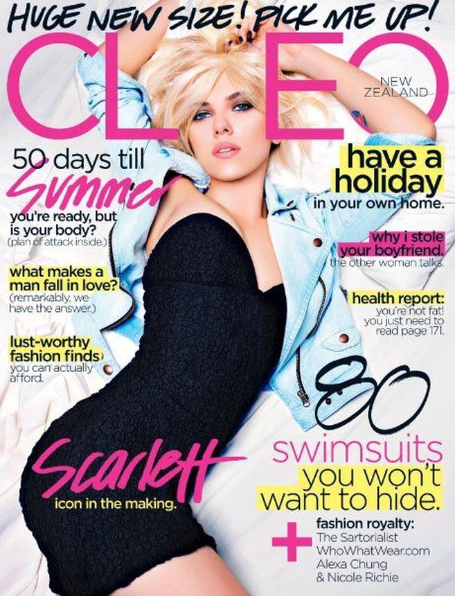 CLEO NEW ZEALAND magazine side cover  November 2009