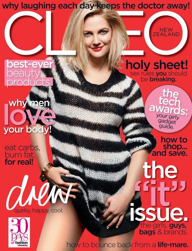 CLEO NEW ZEALAND magazine side cover  September 2010